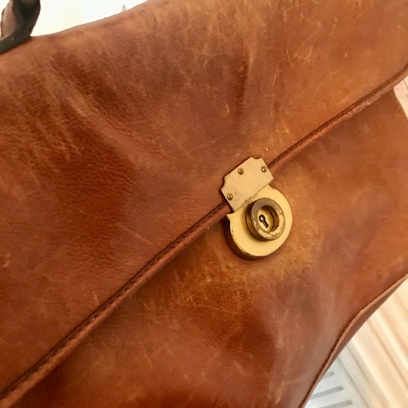 Vintage Leather Briefcase - Picture 4 of 5